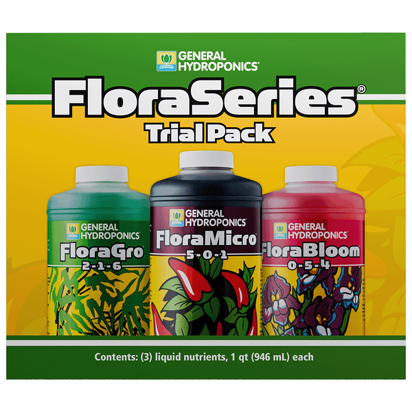 FloraSeries® Quart Trial Pack - General Hydroponics