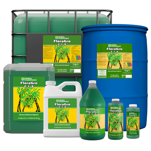 General Hydroponics 植物成長調整剤セット flora_gro_family_600x.png?v=