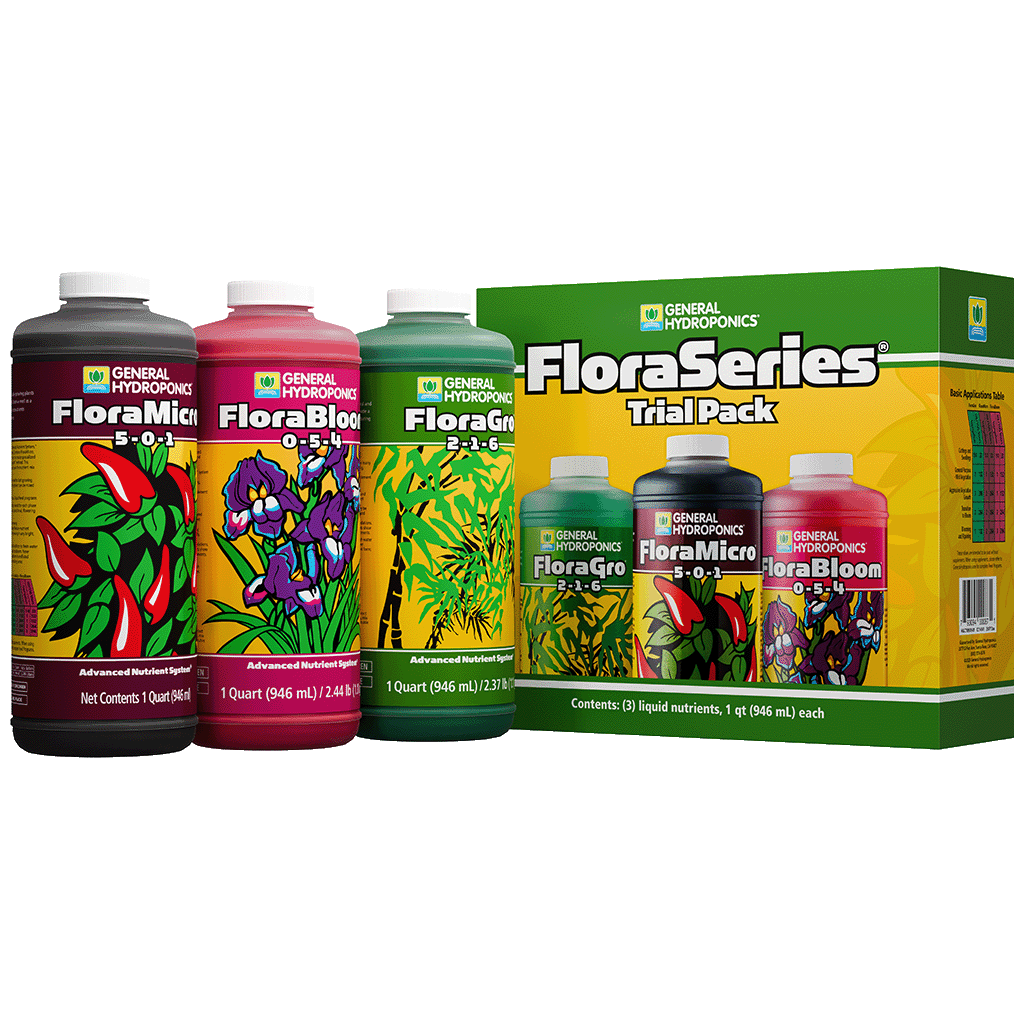 FloraSeries® Quart Trial Pack - General Hydroponics FloraSeries® Quart Trial Pack - General Hydroponics