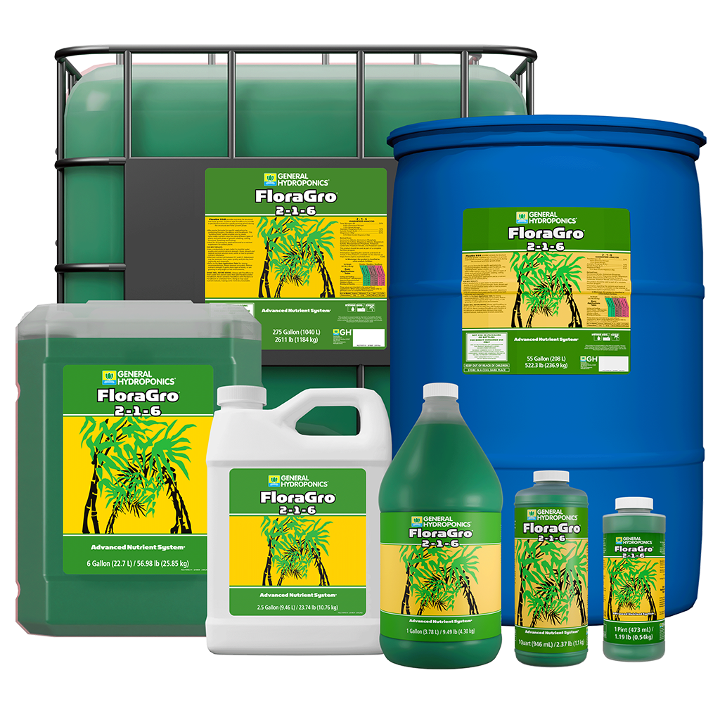 General Hydroponics FloraGro® Vegetative Growth Base Nutrient