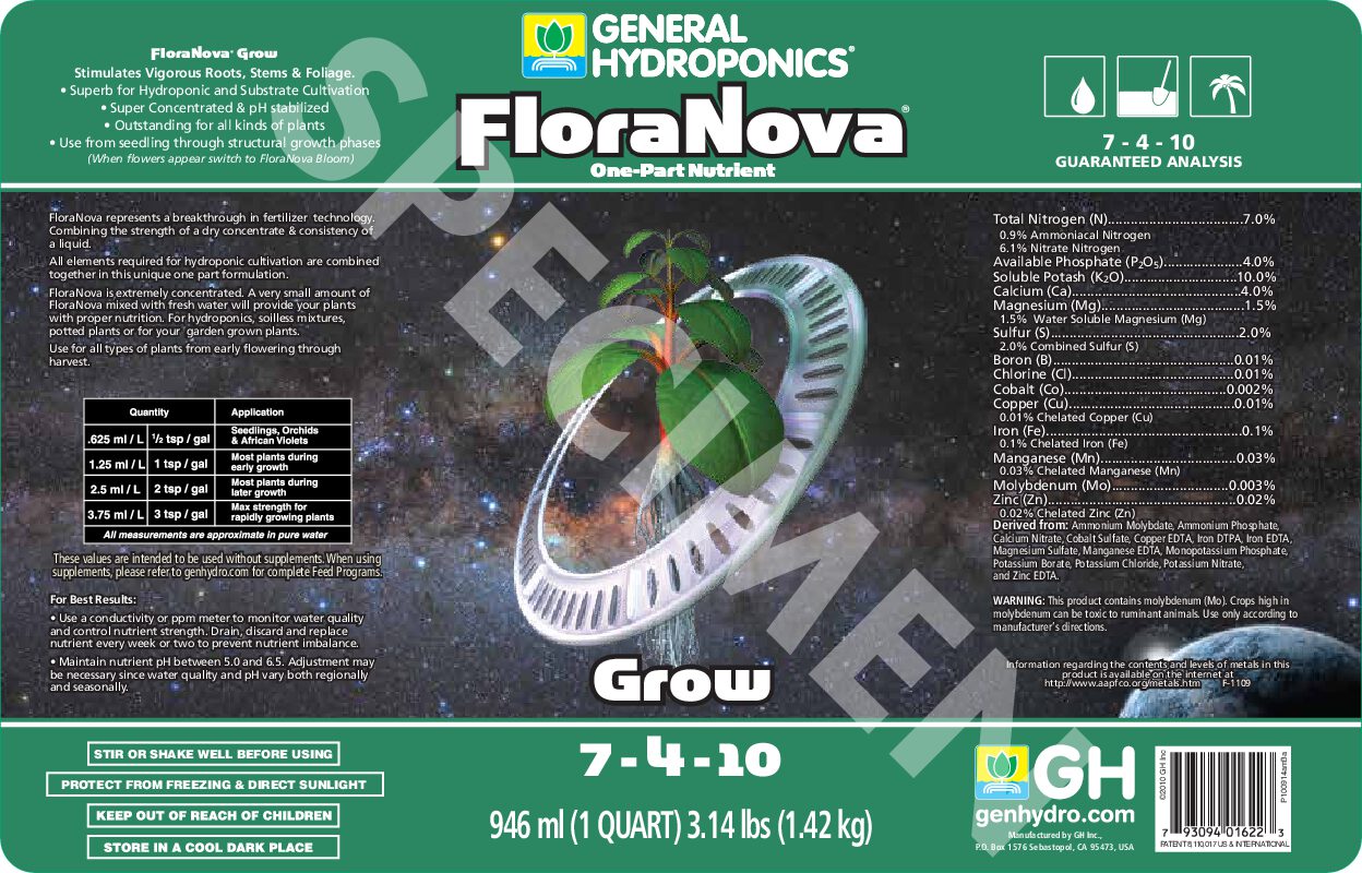 FloraNova – General Hydroponics