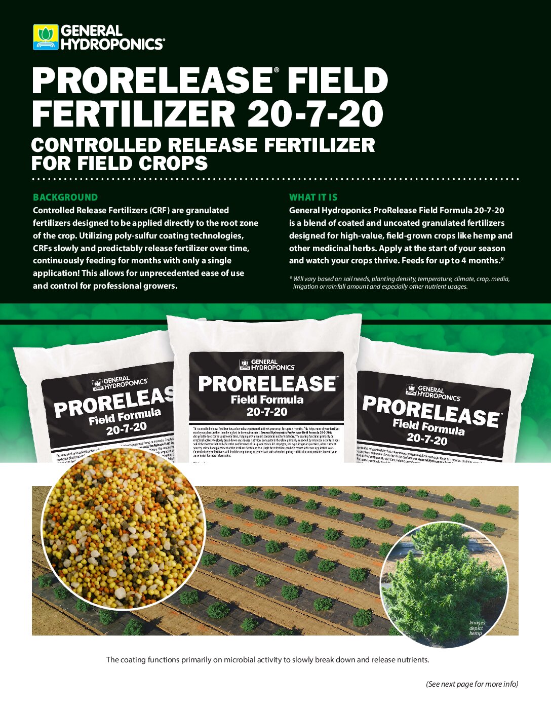 ProRelease™ Field Fertilizer Guide